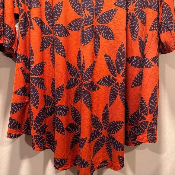 LulaRoe Lindsay Short Kimono 3/4 Sleeve High Low Hemline Airy Red 10,12,14,18 M - Picture 11 of 16